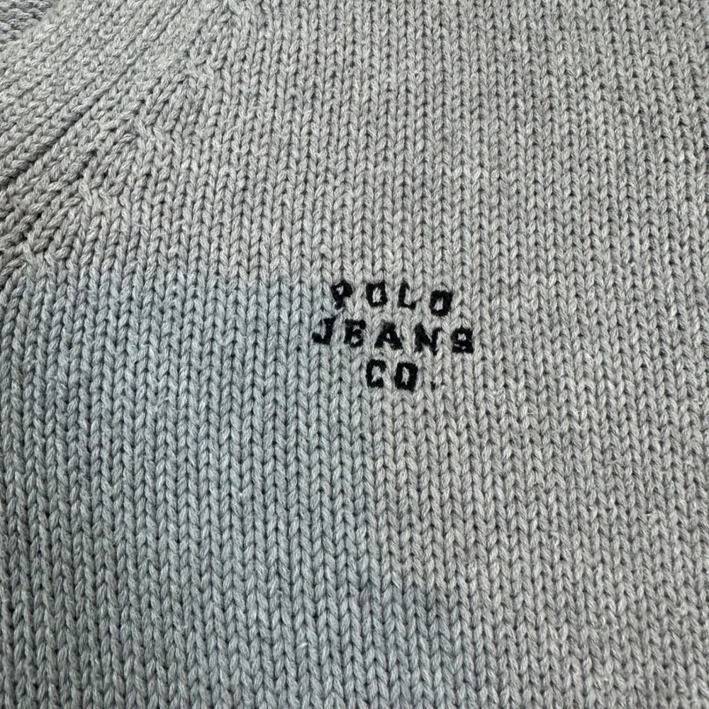 Polo Jeans Co‎ Ralph Lauren Mens Gray Cotton V-Neck Sweater Vest Large RN67437